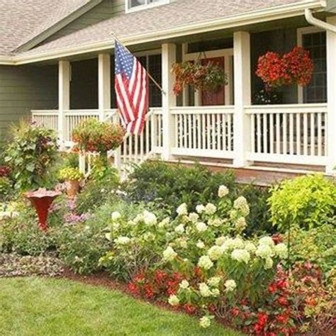 20 Popular Front Yard Landscaping Ideas With Porch Front Yard Garden