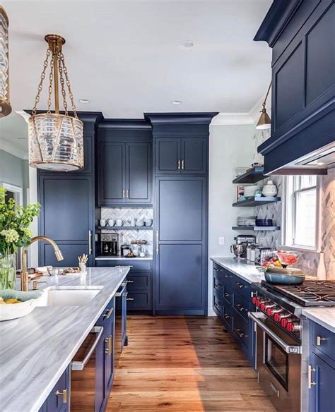 White dove is a popular favorite of interior designers. Benjamin Moore Hale Navy Paint Color Ideas | Kitchen ...