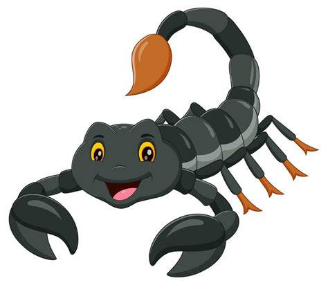 Cartoon Happy Scorpion Vector Illustration 29885558 Vector Art At Vecteezy