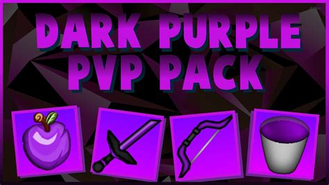 Minecraft Dark Purple 128x Pvp Texture Pack 171819