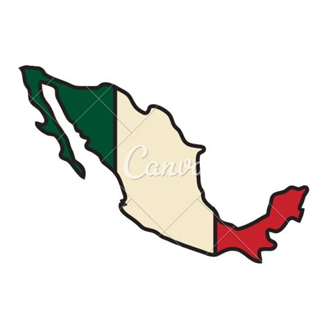 Mexico Map Icon 270844 Free Icons Library