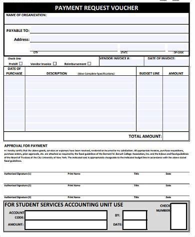 The exceluploadforvoucher.xls workbook is the peoplesoft spreadsheet voucher import user interface. FREE 8+ Sample Payment Request Forms in PDF | MS Word | Excel