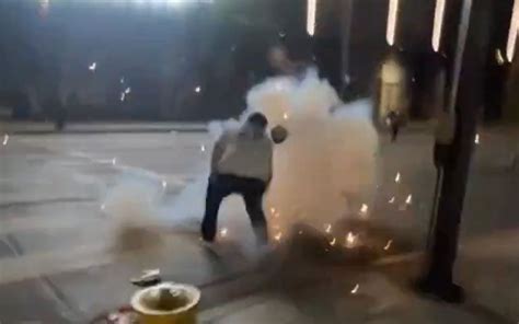 Dodgers Fan Blows Off Hand In Post Game Firework Celebration After