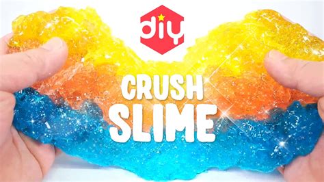 Diy How To Make Crush Slime Clear Glitter Slime Monsterkids