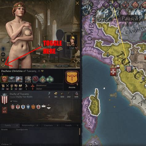 Mod Toggle Big Character Portrait Patch For Carnalitas And Cbo Crusader Kings 3 Loverslab