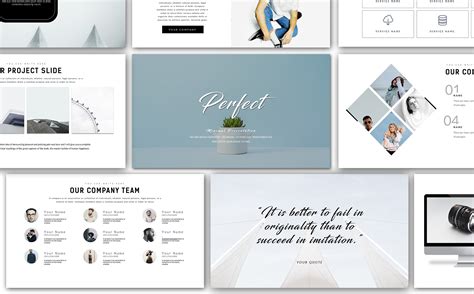 Perfect Minimal Presentation Powerpoint Template For 18