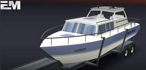 Boats Mods For Fs19 Fishing Boat Trailer FS19 Mods Farming