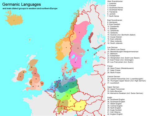 Filegermanic Languages Map Europepng Wikipedia