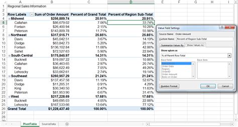 How To Add Percene Total In Pivot Table Tutorial Pics