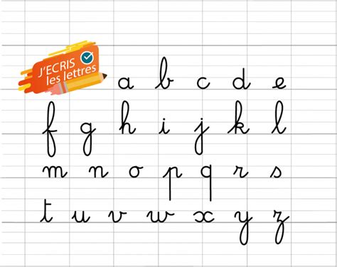 Lettres majuscules & minuscules cursive – tracé et affiche | Cursive