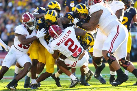 Alabama Loses In Overtime To Michigan In Rose Bowl Semifinal Wvua 23