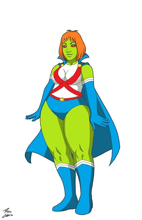 Miss Martian Commission Phil Cho Miss Martian Character Design The Martian