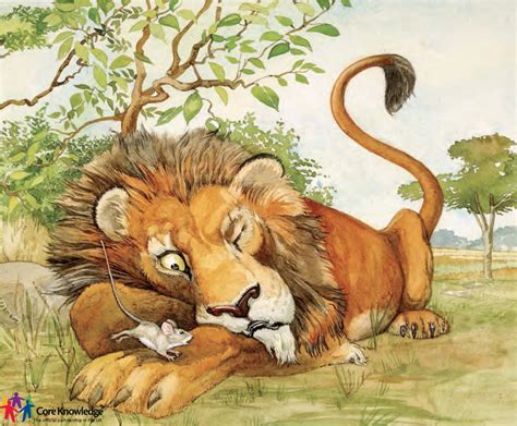 Lion And The Mouse Clipart