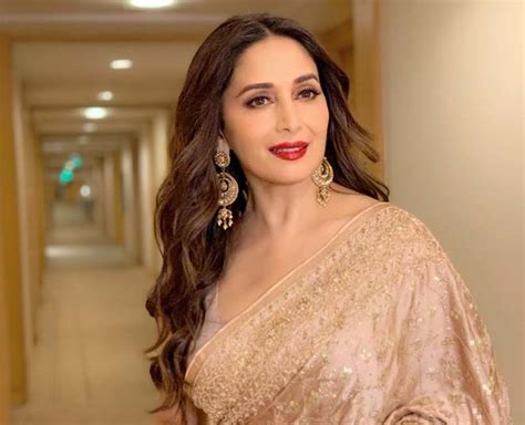 Take Inspiration From Madhuri Dixit Stunning Looks In Gold Colour