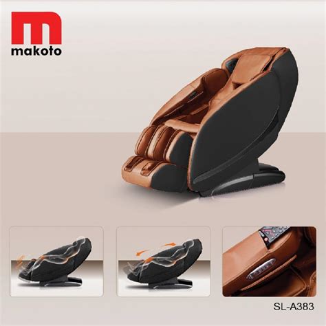 เก้าอี้นวดไฟฟ้า Makoto A 383 สีดำ