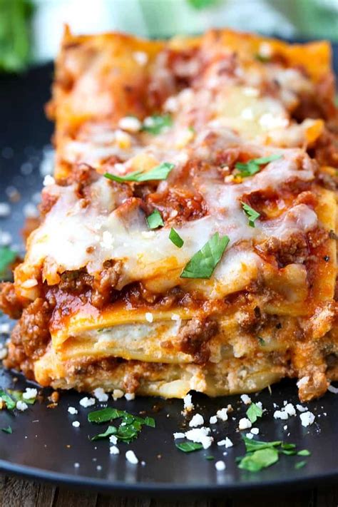 Classic Beef Lasagna The Best Lasagna Recipe Mantitlement