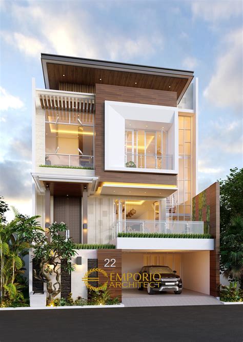 Desain rumah minimalis dewasa ini digandrungi berbagai kalangan. Desain Rumah Modern 3.5 Lantai Ibu Meimei di Jakarta