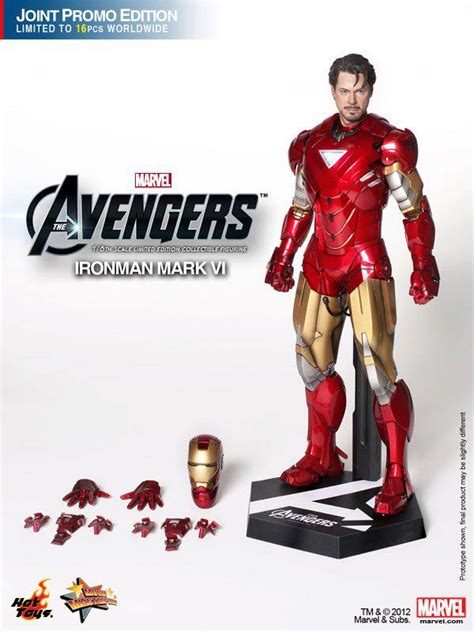 The Avengers Hot Toys Iron Man Mark Vi Collectible Action Figure