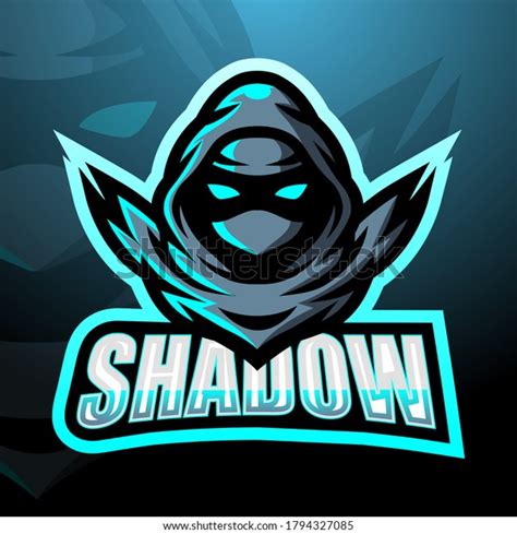 Shadow Esport Mascot Logo Design Stock Vector Royalty Free 1794327085
