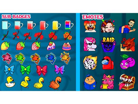 Twitch Emotes And Sub Badges By Theinklabs On Dribbble