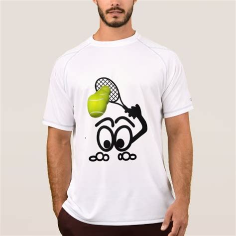 Funny Tennis Player Mens Active Wear T Shirt Zazzle