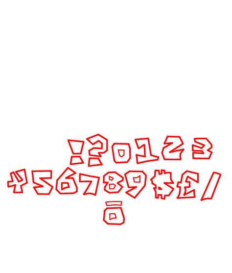 2006 2010 Roblox Font 13 Alphabet Only 23 Symbols And Numbers 33