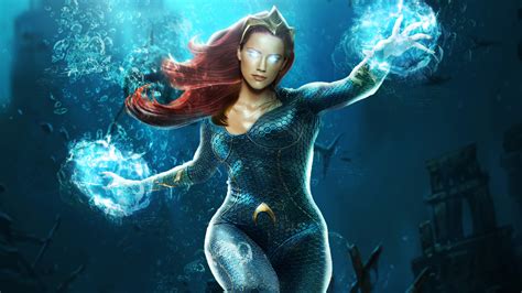 Mera Amber Heard In Aquaman Wallpapers Hd Wallpapers Id 26815