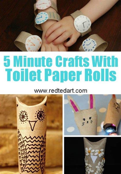 79 Easy Toilet Paper Roll Crafts The Kids Will Love To Make Red Ted