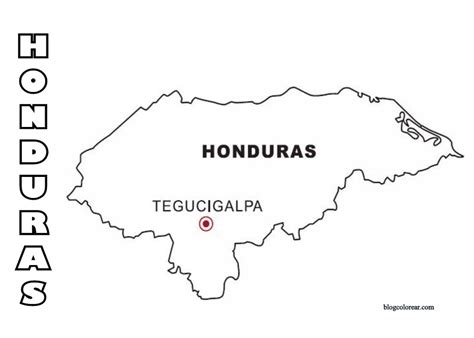 Colorear Fiestas Patrias Honduras Colorear Dibujos Infantiles
