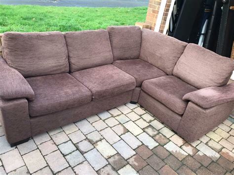 Dfs Brown Corner Sofa In Very Good Condition In Luton Bedfordshire