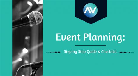 Event Planning Step By Step Guide And Checklist Infographic Event