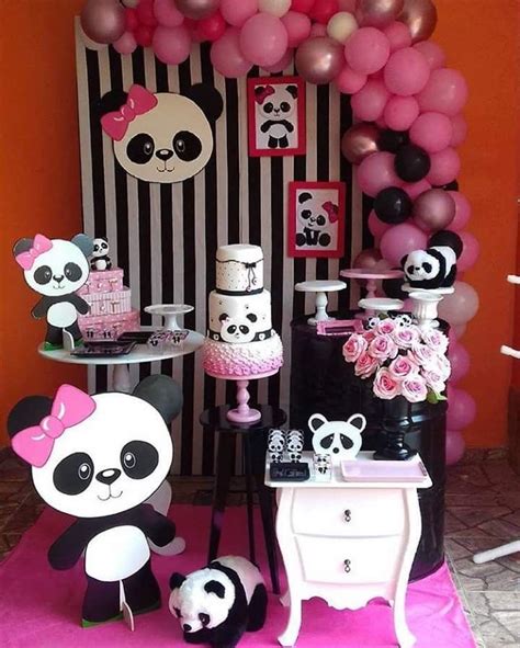 Pin De Francesca Suarez Em Cha De Bebe Festa De Aniversário Do Panda