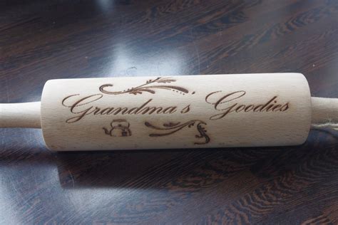 Personalized Rolling Pin Laser Engraved Rolling Pin Etsy