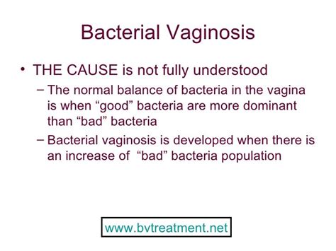 Bacterial Vaginosis Sympoms And Causes