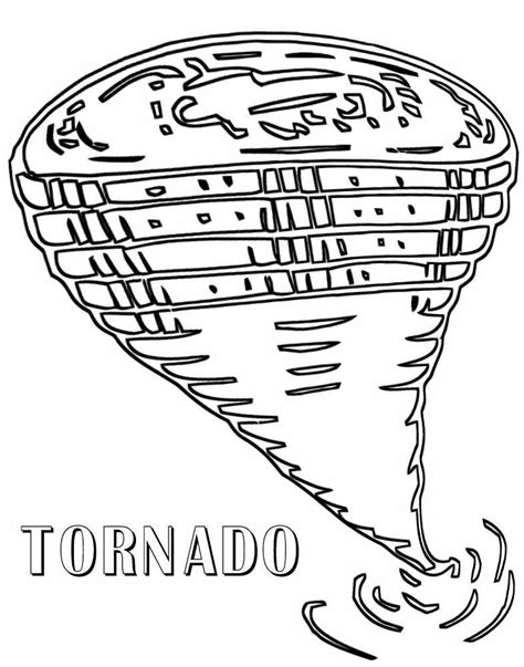 Tornado Coloring Page Tornado Craft Coloring Pages Co