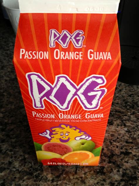 Aloha I Love Pog Juice Passion Fruit Orange And Guava Nectar