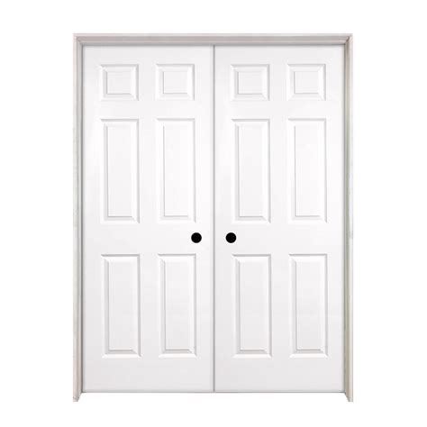 Minimalist 60 X 80 Prehung Exterior Double Door For Small Space