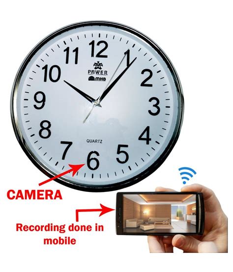 Buy Wifi Spy Wall Clock Wireless Hidden Hd Video Recording Camera In