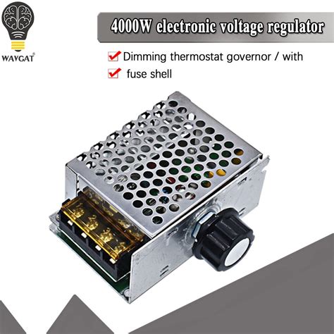 Professional Voltage Regulators 4000w 220v High Power Scr Speed