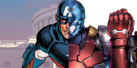 Captain Americas New Iron Man Armor Officially Debuts