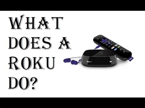 Your roku streaming stick will only work if your tv has an hdmi port. What is Roku How does it Work - What Does A Roku Do - What ...