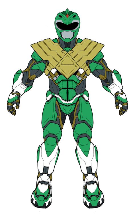 Green Ranger Armor By Monstrous64 On Deviantart