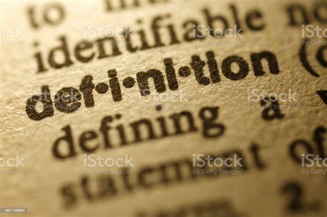 Dictionary Series Definition Stock Photo - Download Image Now - iStock
