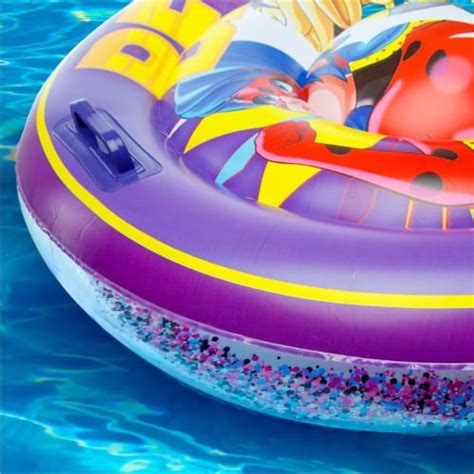 Miraculous Ladybug And Cat Noir Pool Float Inflatable Tube 34 Leak Proof