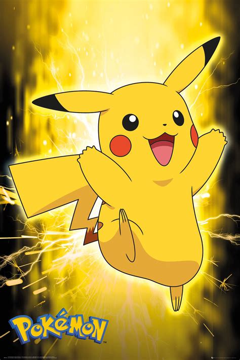 Pokémon Poster Pikachu Neon Posters Buy Now In The Shop Close Up Gmbh