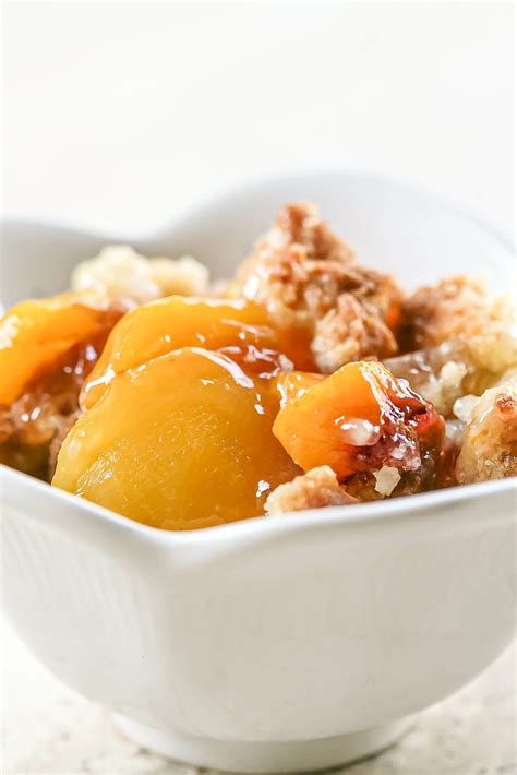 Peach Cobbler {Fresh & Easy} - From The Horse`s Mouth