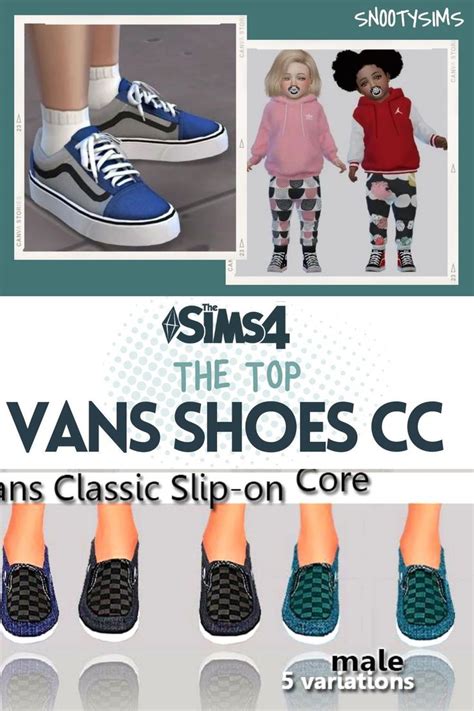 Vans Shoes Cc And Mods For The Sims 4 Cool Vans Shoes Vans Sims 4 Cc