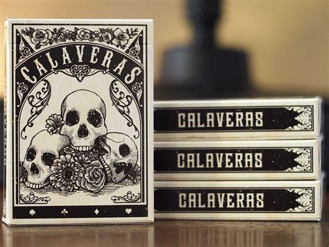 Calaveras Playing Cards | Playing cards, Playing cards 