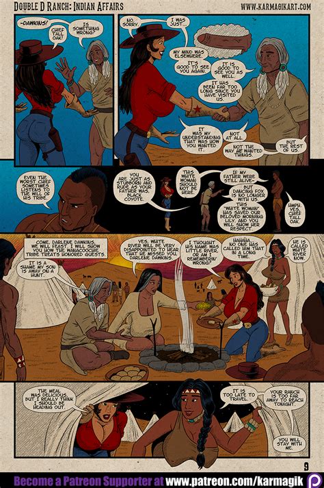 Double D Ranch Indian Affairs Color Page 9 By Karmagik Hentai Foundry