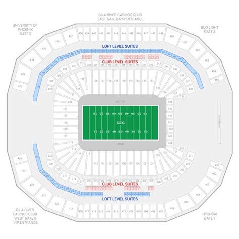 The Most Awesome University Of Phoenix Stadium Concert Seating Chart